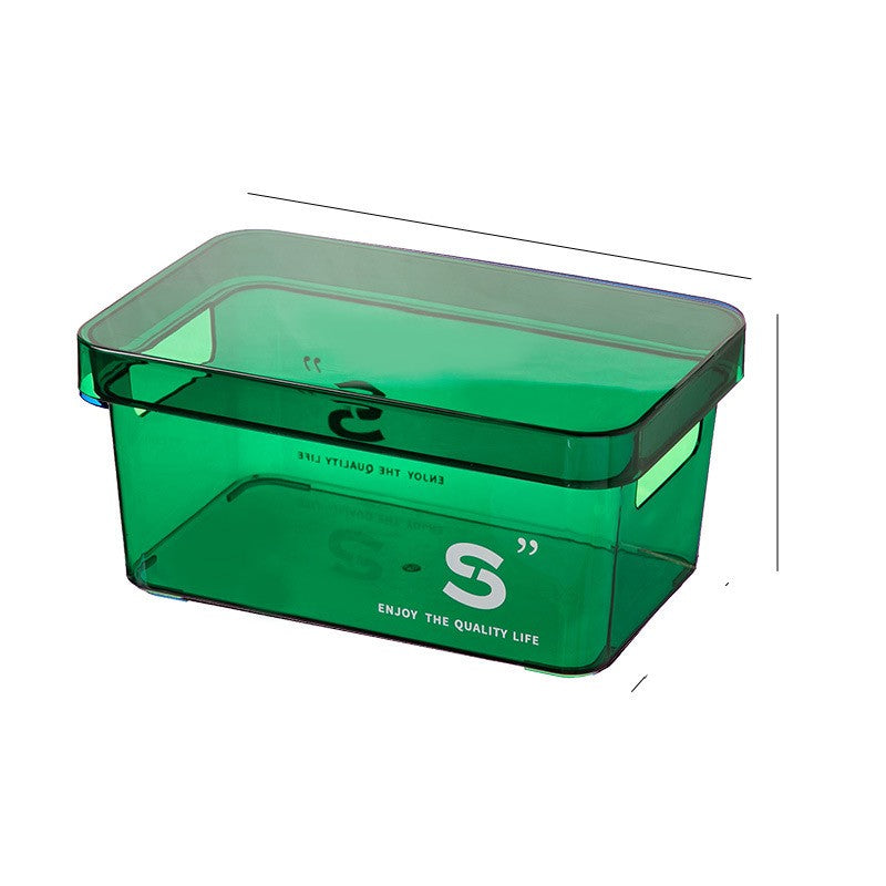 Transparent Acrylic Hand Carry With Cover Storage Box