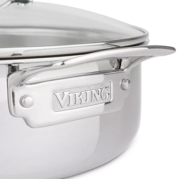 Viking Culinary 3-Ply Cookware Set - Stainless, 13-Piece (40011-9993NC)