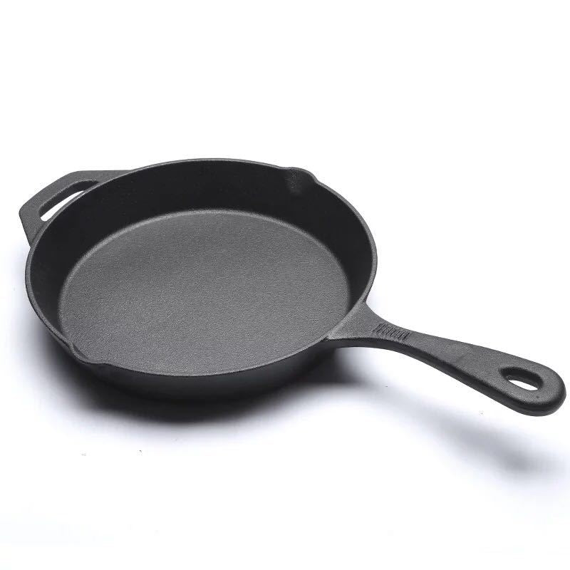 Cast Iron Uncoated Non-Stick Pan