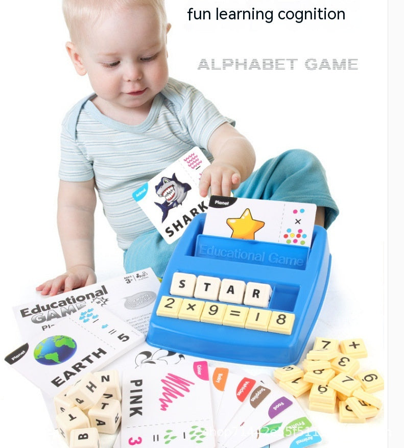 Alphabet Desktop Game Learning Numbers Matching Early Education Toys