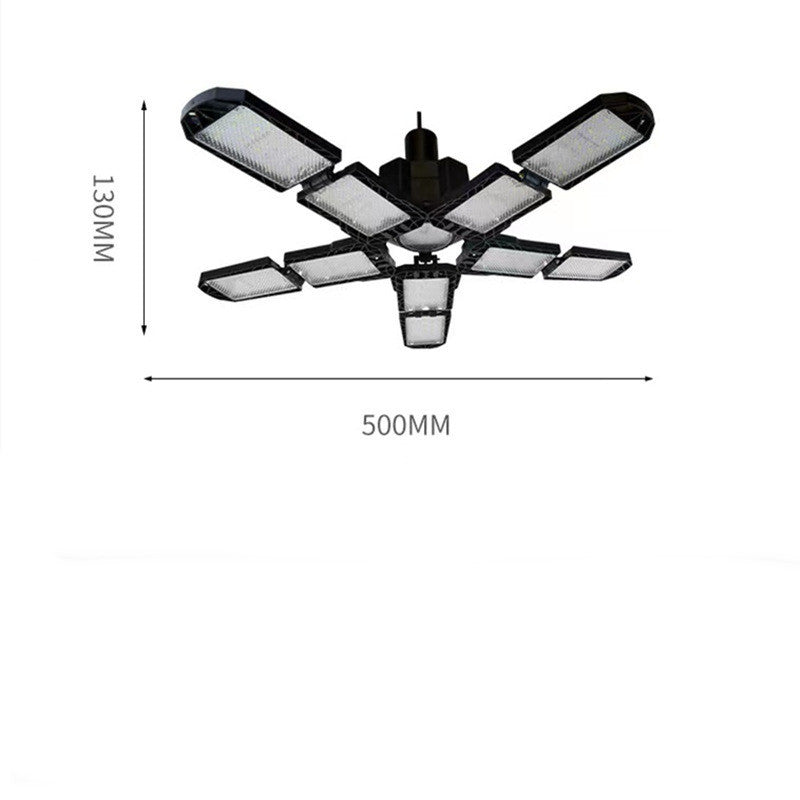 Folding Leaf Deformation Lamp Warehouse Garage Light