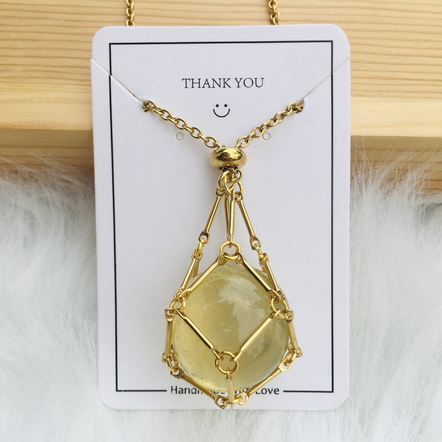 Natural Energy Crystal Pendant