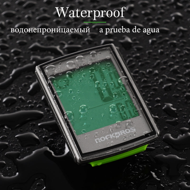 Waterproof bicycle stopwatch