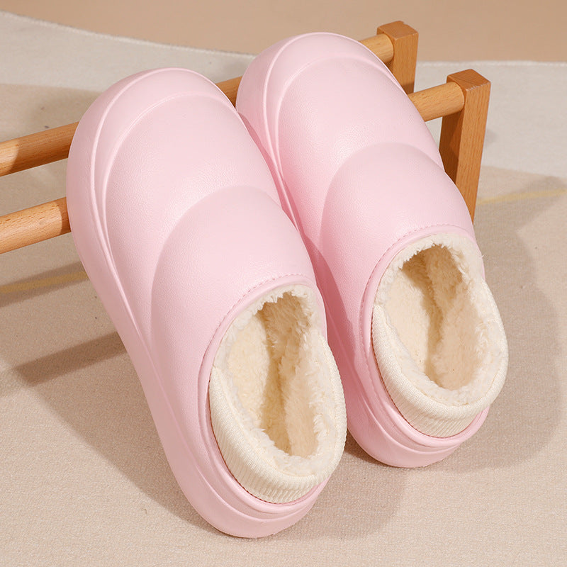 Covered Cotton Surface Non-slip Bottom Slippers