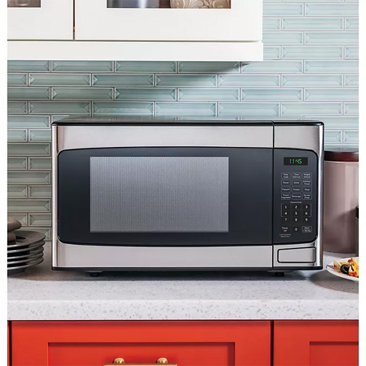 GE 1.1cu.ft. Countertop Microwave Oven - Stainless Steel (JES1145SHSS)