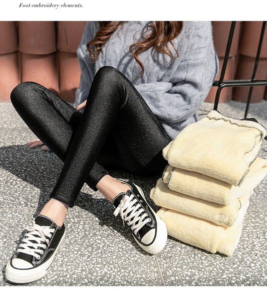 Women's Super Thick Extra-thick Lamb Cashmere Leggings
