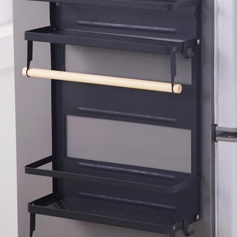 Kitchen storage refrigerator rack