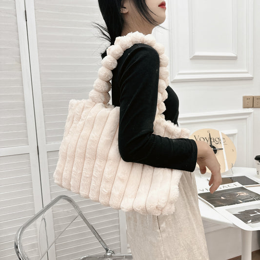 Women's Fashion All-matching Fur Bag