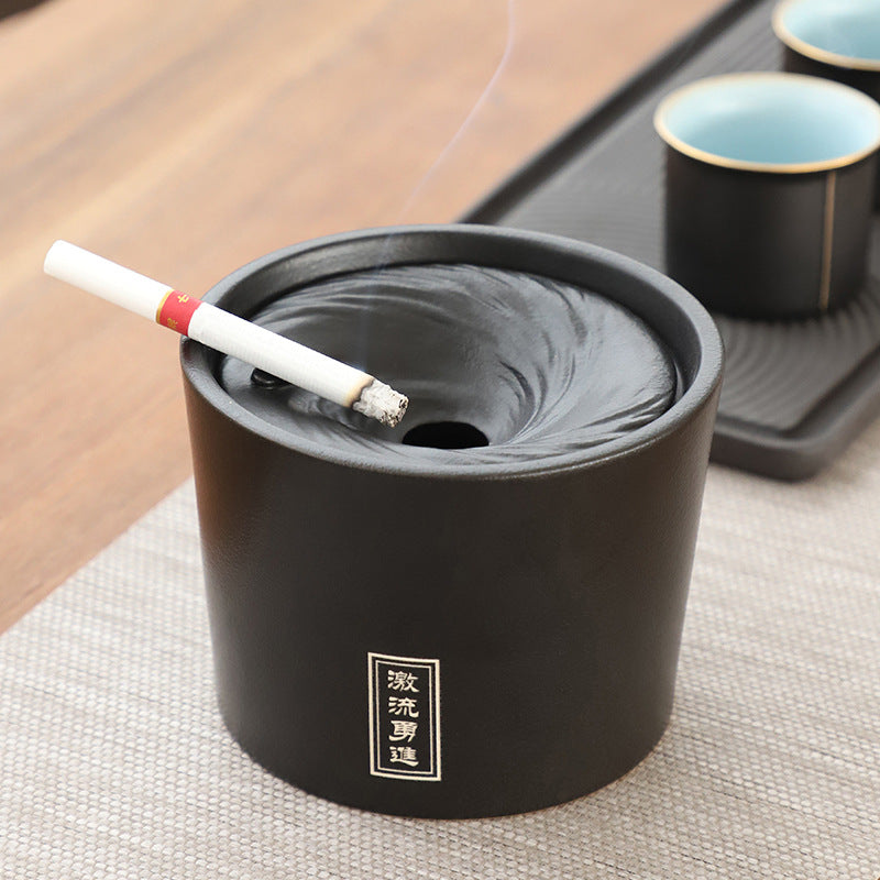 Creative Ceramic Living Room Ashtray Round Torrent