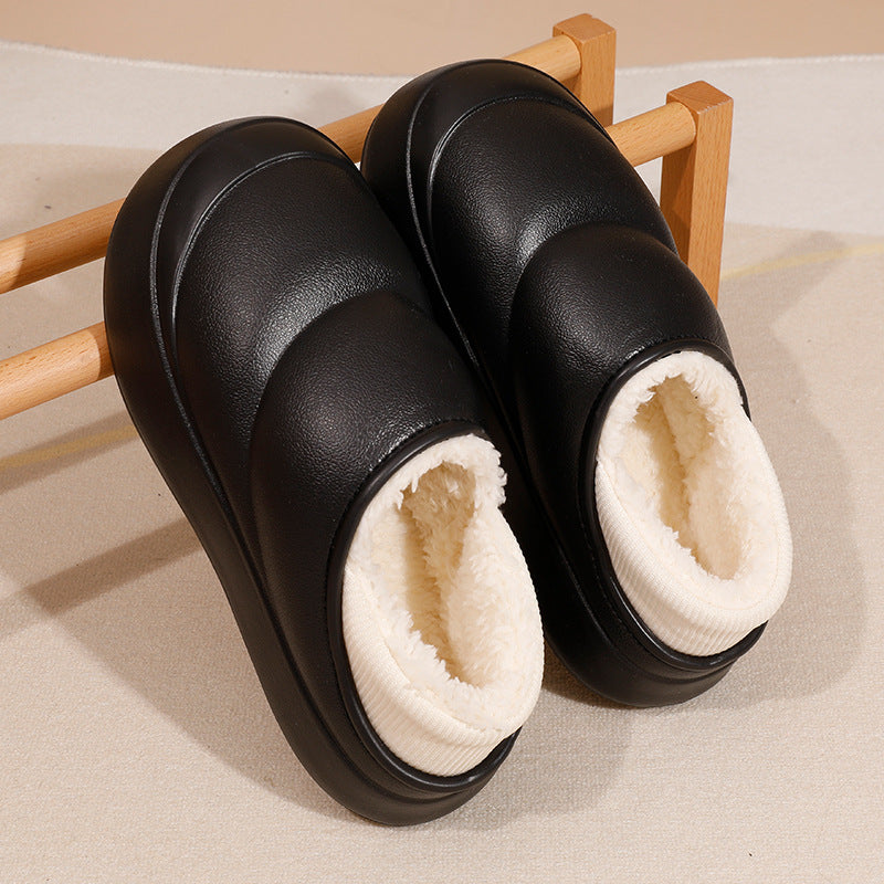 Covered Cotton Surface Non-slip Bottom Slippers