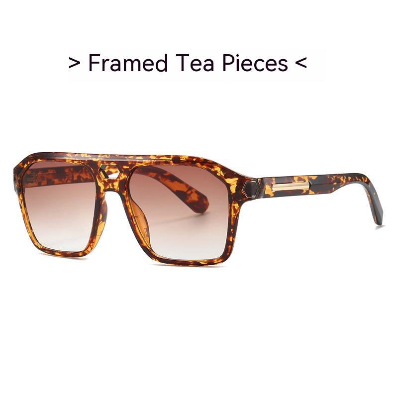 Retro Classic Square European And American Men's Versatile Sunglasses