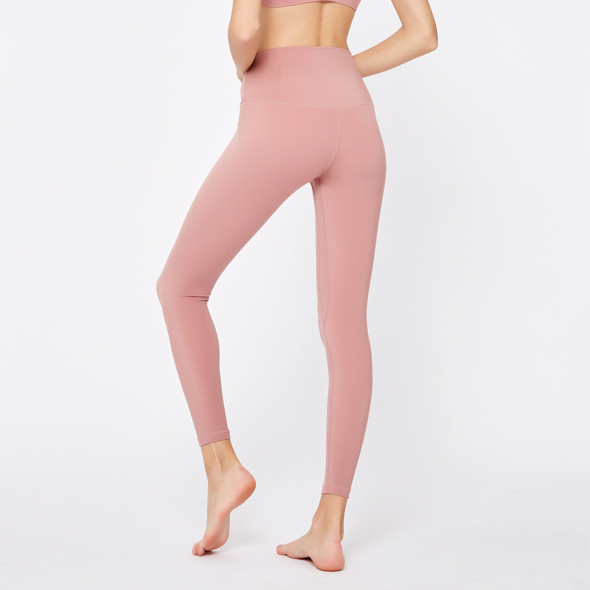 Women's Double Sided Nylon Nude Yoga Pants