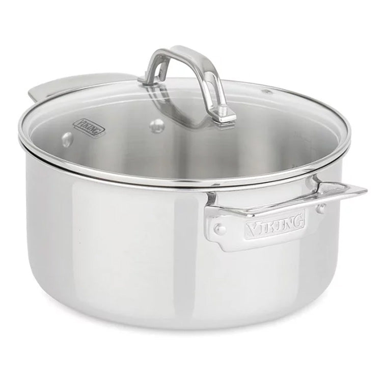 Viking Culinary 3-Ply Cookware Set - Stainless, 13-Piece (40011-9993NC)