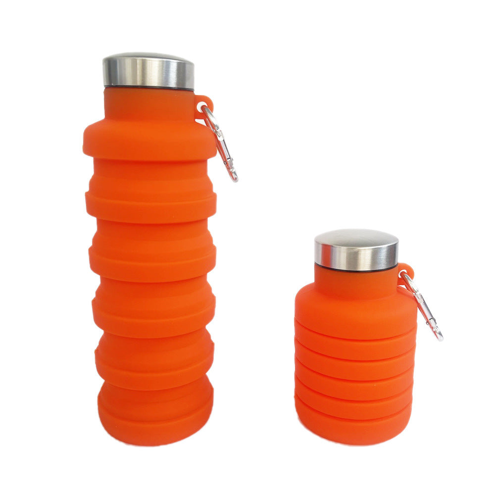 Portable Silicone Folding Cup Outdoor Retractable Cup