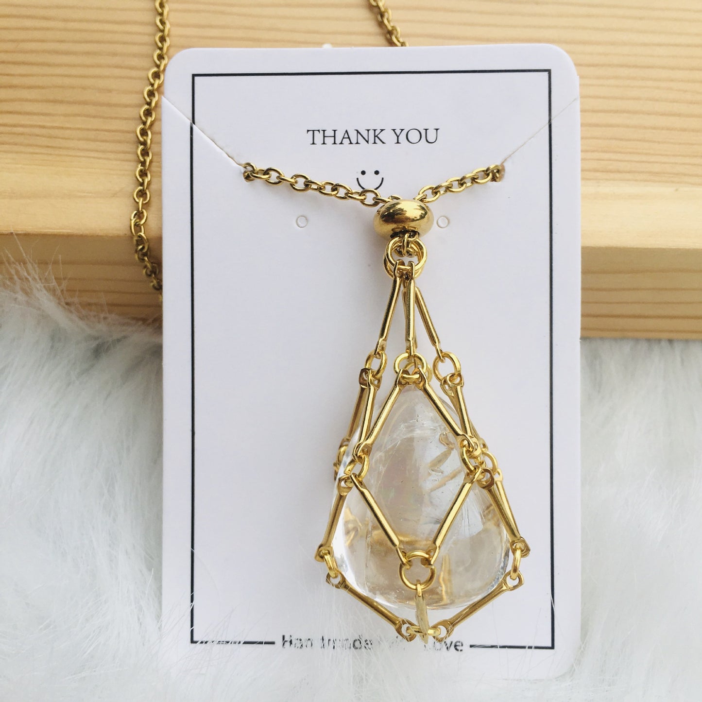 Natural Energy Crystal Pendant