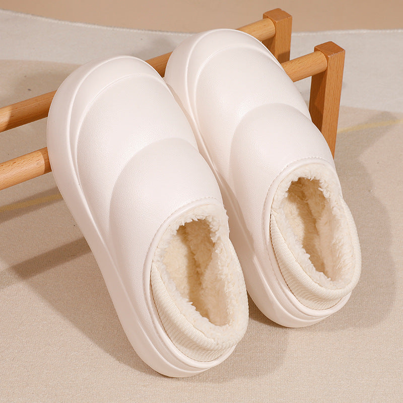 Covered Cotton Surface Non-slip Bottom Slippers