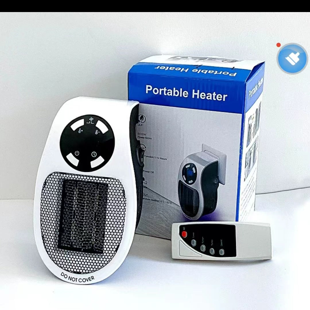 Portable Electric Heater Wall Fan Heater Handy Heating Stove Adjustable Thermostat Radiator Warmer Machine Home Appliance