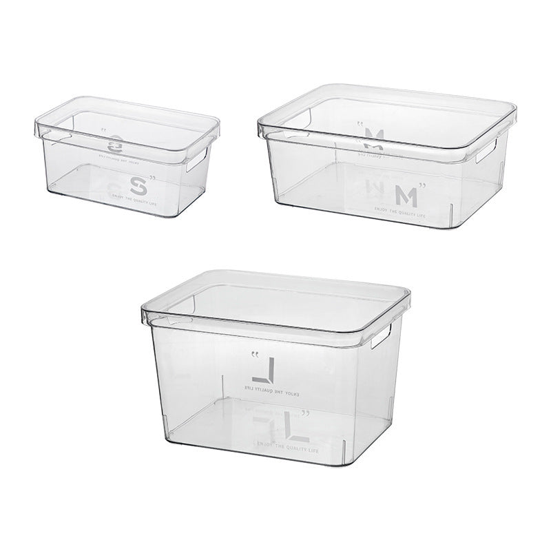 Transparent Acrylic Hand Carry With Cover Storage Box